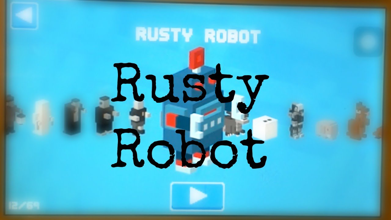 Crossy Road Gamplay - Rusty Robot Character unlock - YouTube