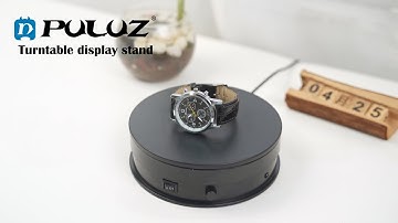 PULUZ 15cm Adjusting Speed Rotating Turntable Display Stand