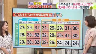 Hokkaido [Sugai's Weather Forecast for Monday the 3rd] Is this year's heat a "late bloomer"!? Wil...