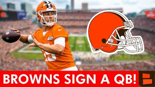 Browns Sign A Quarterback 🚨 A Bad Sign For Deshaun Watson’s Injury Recovery? Browns News