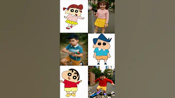 Crayon Shin Chan Real Life Shin Hiroshi Misae Nene Kazama Himawari Nohara Shorts Shinchan 