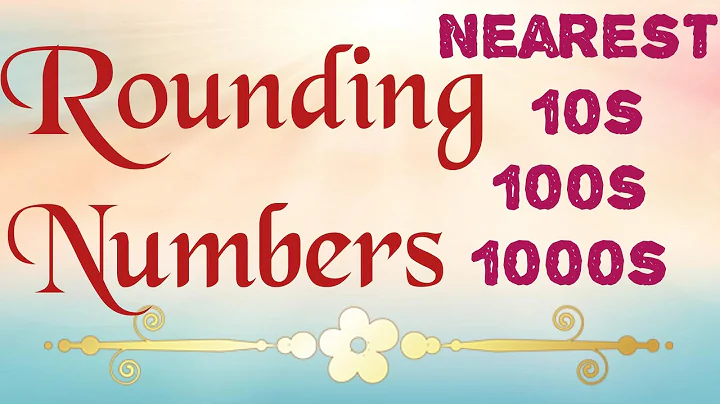 Rounding numbers to nearest 10s 100s and 1000s#simple way