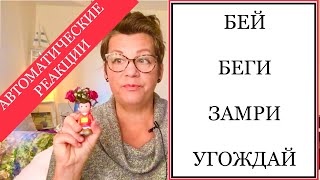 244.РЕАКЦИИ на СТРЕСС: бей, беги, замри, угождай из книги П.УАЛКЕРА ‘От выживания к процветанию’.