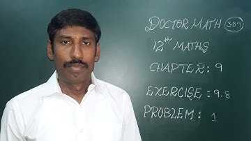 12TH MATH EX:9.8 PROB:1 CHAP:9 APPLICATIONS OF INTEGRATION AREA TAMIL & ENGLISH REVISED