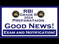 Rbi grade b 2024 exam dates