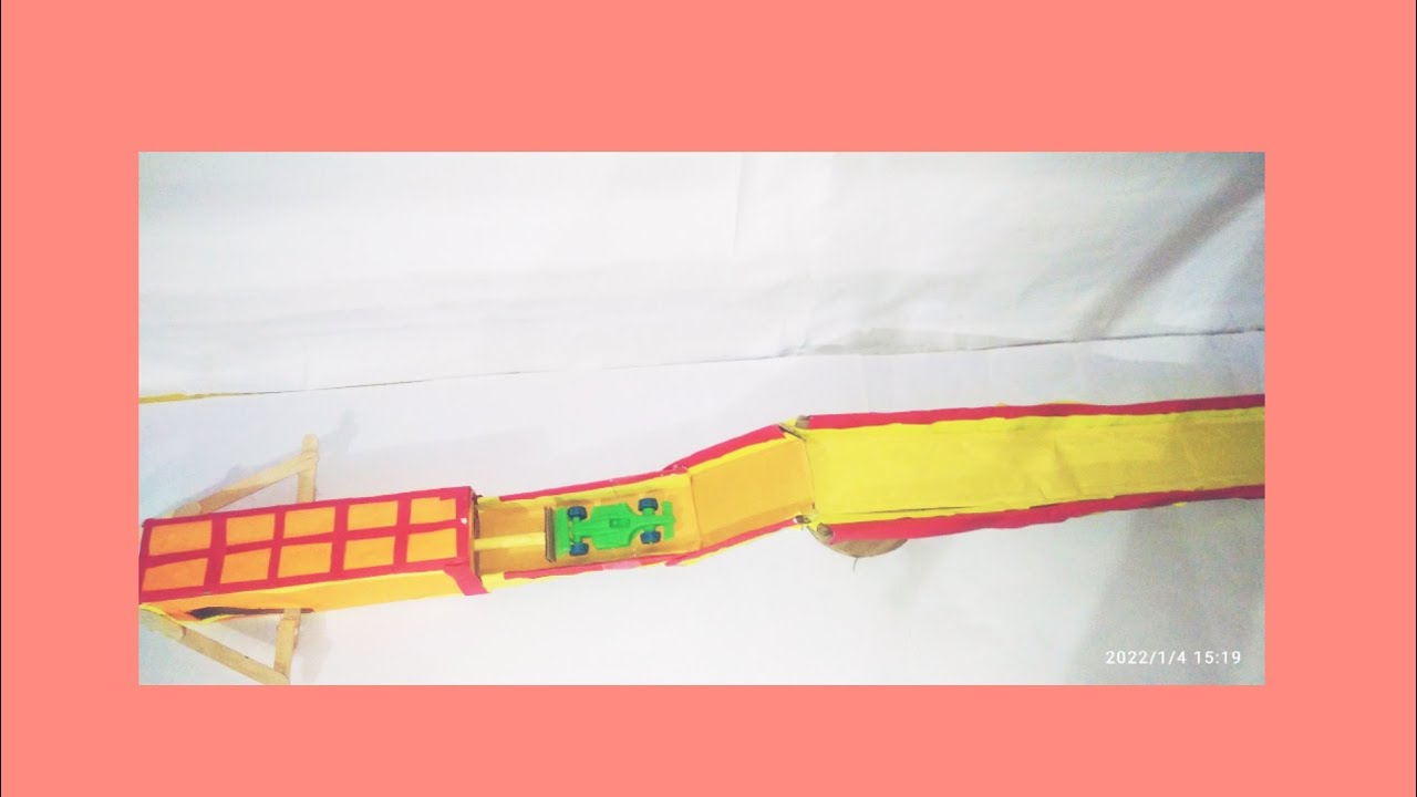 how to make a car track at home YouTube