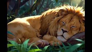 Lion Sleeping  Best Lullaby sleep time song bed time music | Sleep time Bed time song