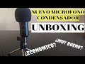 UNBOXING MICROFONO CONDENSADOR PROFESIONAL mk-f100tl-usb | PODCAST, STREAMING y GAMEPLAYS |