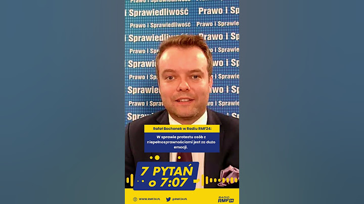 Bochenek w Radiu RMF24: To jest nieprawda, co mówi pani Hartwich