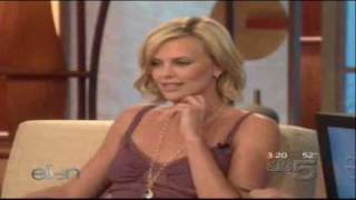 Charlize Theron on Ellen 10-19-05 part 1