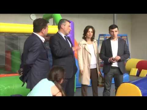 მინისტრმა  საბავშვო სპორტული ტანვარჯიშის ცენტრი დაათვალიერა