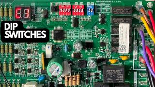 How Do DIP Switches on an HVAC Control Board Work?