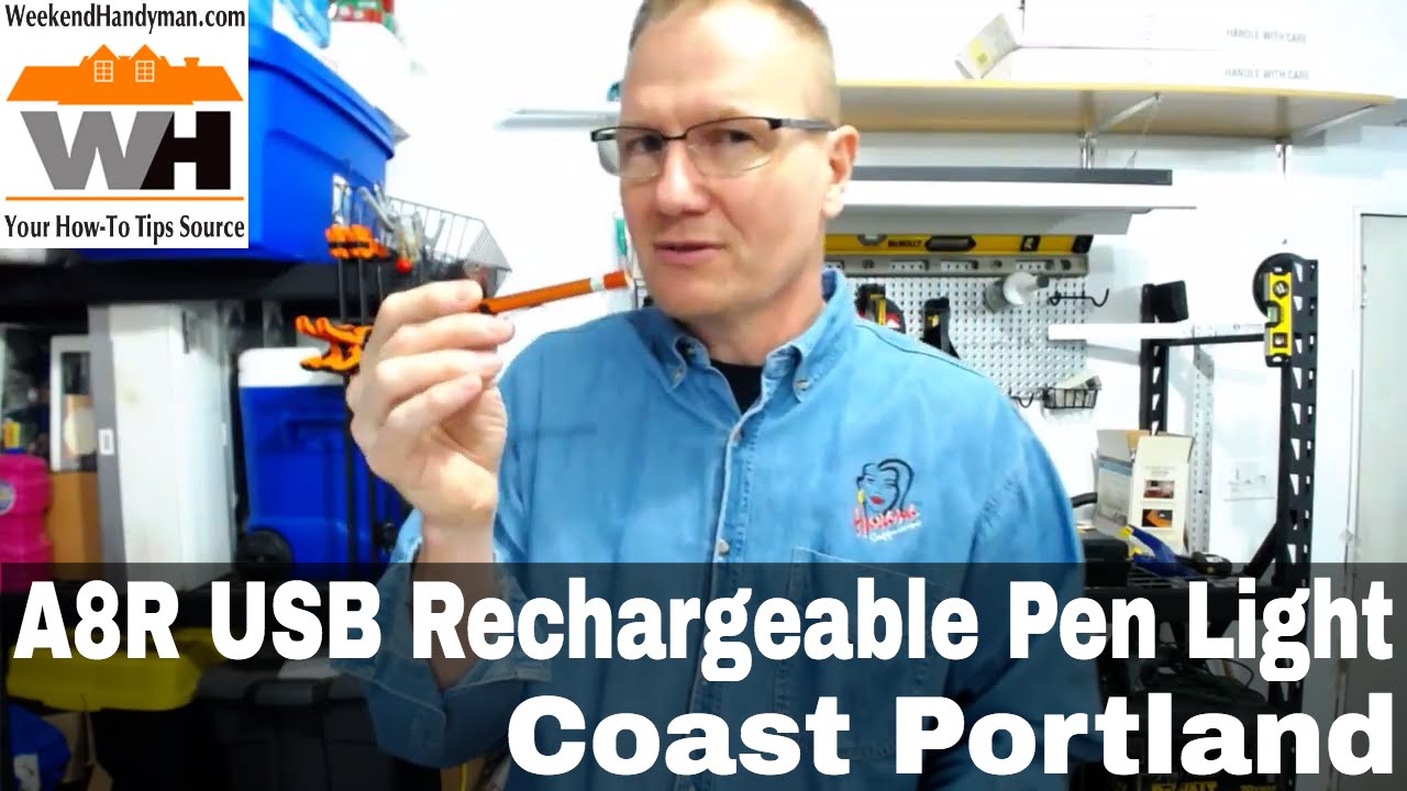 coast a8r rechargeable inspection flashlight Cutlery LED Pen Light simply re Coast Portland A8R USB Rechargeable