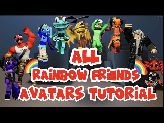 Changing my Roblox Avatar to all the Rainbow Friends! Like and Follow , avatar