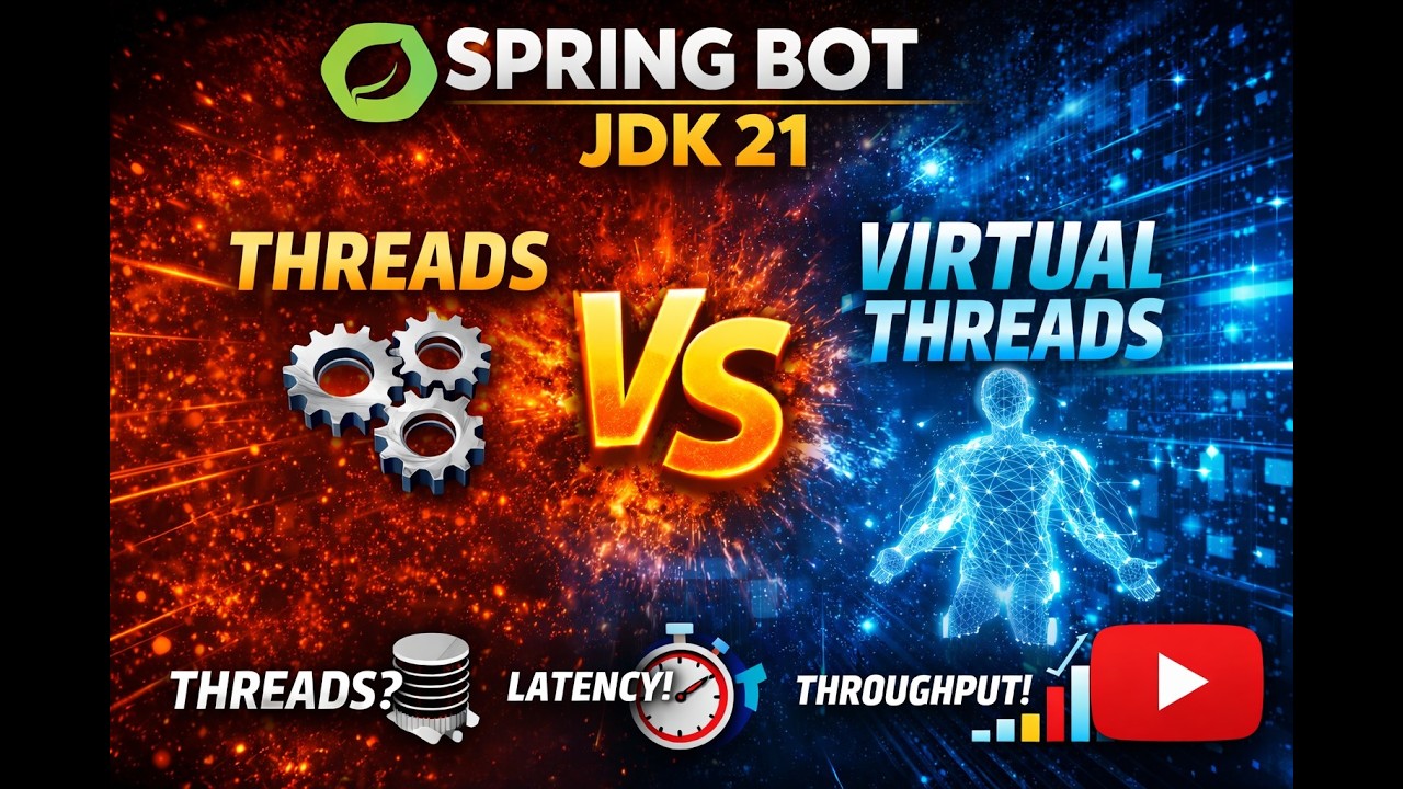 🚀 Virtual Threads vs Platform Threads — Spring Boot JDK 21 Performance ...