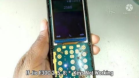 Jio Lyf F30C 2, 5, 8, *, Keys Not Working Problem Solution