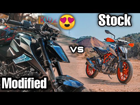 Modified KTM DUKE 390 VS Stock Duke 390 