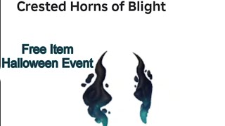 Free UGC Item Roblox Crested Horns of Blight