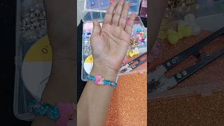 Blue Bracelet Ideas🩵 | Cute & Elegant Handmade Jewelry | Diy Bracelet💕 #smallbusiness #bracelet #diy
