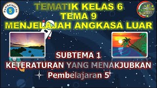 Kelas 6 Tematik : Tema 9 Subtema 1 Pembelajaran 5 (MENJELAJAH ANGKASA LUAR)