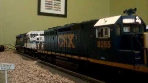 MTH Lash Up Slow Speed Operation Demo and running session