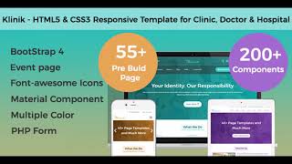 Klinik - HTML5 & CSS3 Responsive Template for Clinic, Doctor & Hospital | Themeforest Website
