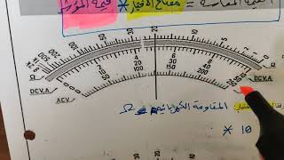 الملتي ميتر التماثلي: قياس المقاومة الكهربائية