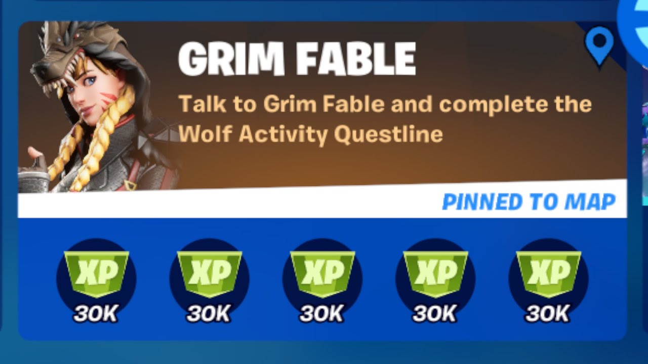 Grim Fable  & Big Mouth (New Characters Location) - Fortnite