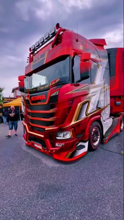 modifikasi truk scania, interior yang WAH