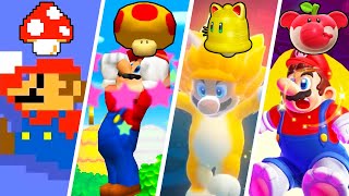 Evolution of Mega Mario Transformations (2000-2024)