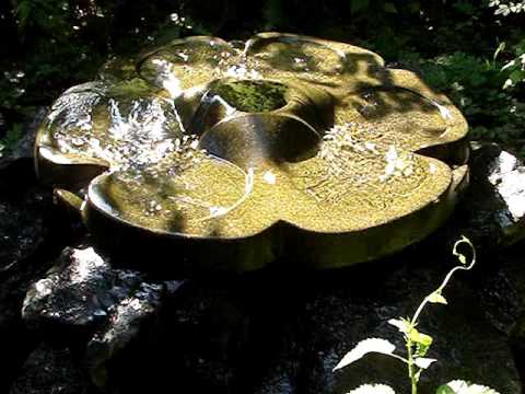 Ashdown Flowform Quellstein Im Vortex Garten In Darmstadt Youtube