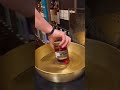 A bottle into the adhesive liquid on the drink #youtubeshorts #trending