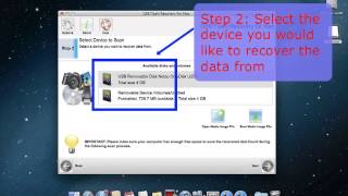 Recover Deleted Files from USB Flash Drive on Mac OS X