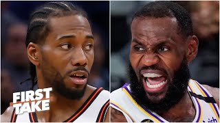 Stephen A. & Max Debate Lebron-Kawhi After Lakers Vs. Rockets Game 3 Who Is The King? First Take