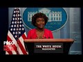 WATCH LIVE: White House press secretary Karine Jean-Pierre holds news briefing