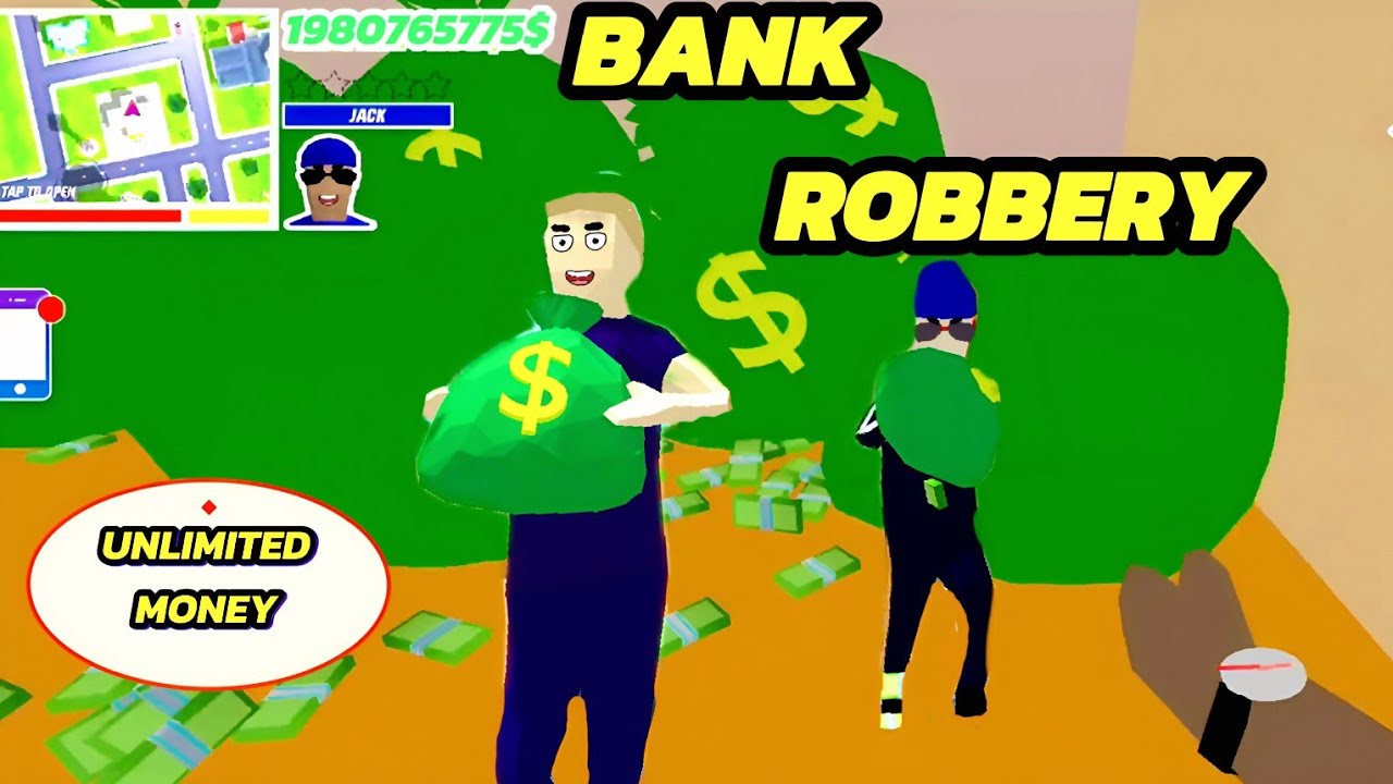 How to rob the bank in dude theft wars 2024 - YouTube