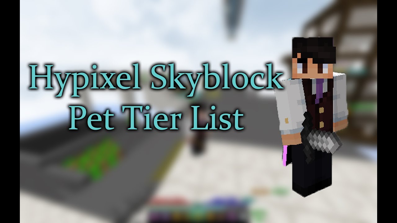 (Outdated) Updated Pet Tier List- Hypixel Skyblock - YouTube