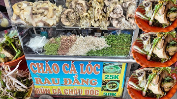 Em trai quá giỏi một mình bán cháo đầu cá lóc rau đắng chỉ 40k ở Sài Gòn