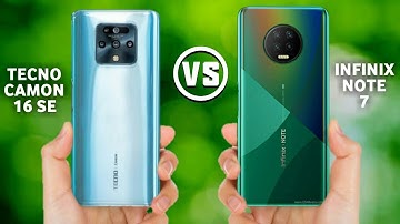 Tecno Camon 16 SE vs Infinix Note 7