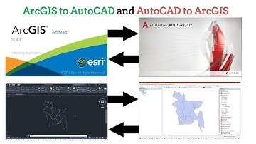 How to convert AutoCAD files (.dxf/.dwg) to GIS file (shpfile) format and GIS files to AutoCAD file