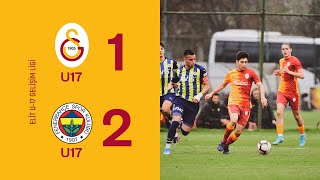 🔴 Galatasaray U17 - Fenerbahçe U17 (U17 Elit Gelişim Ligi)