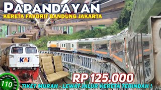KERETA FAVORIT BANDUNG JAKARTA !! Naik KA Papandayan Ekonomi, Kereta Sore ~ Selalu Ramai Penumpang !