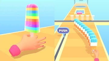 Popsicle Stack - All Levels Gameplay Walkthrough Android, ios (Levels 1-2)
