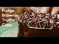 Celebrating the season of cakes  fudge brownie truffle cake