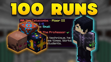 Loot From 100 M3 Runs! | Hypixel Skyblock