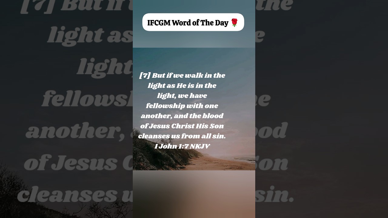 1 John 1 Vs 5 7 Preach By Isaac Carree IM4CHRIST IFCGM Bible 1 John 1 Vs 5 7 Preach By Isaac Carree IM4CHRIST IFCGM Bible