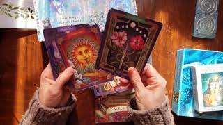 Unintentional ASMR - Tarot Journal & Oracle Decks - Soft spoken, page flipping, tapping, unboxing screenshot 4