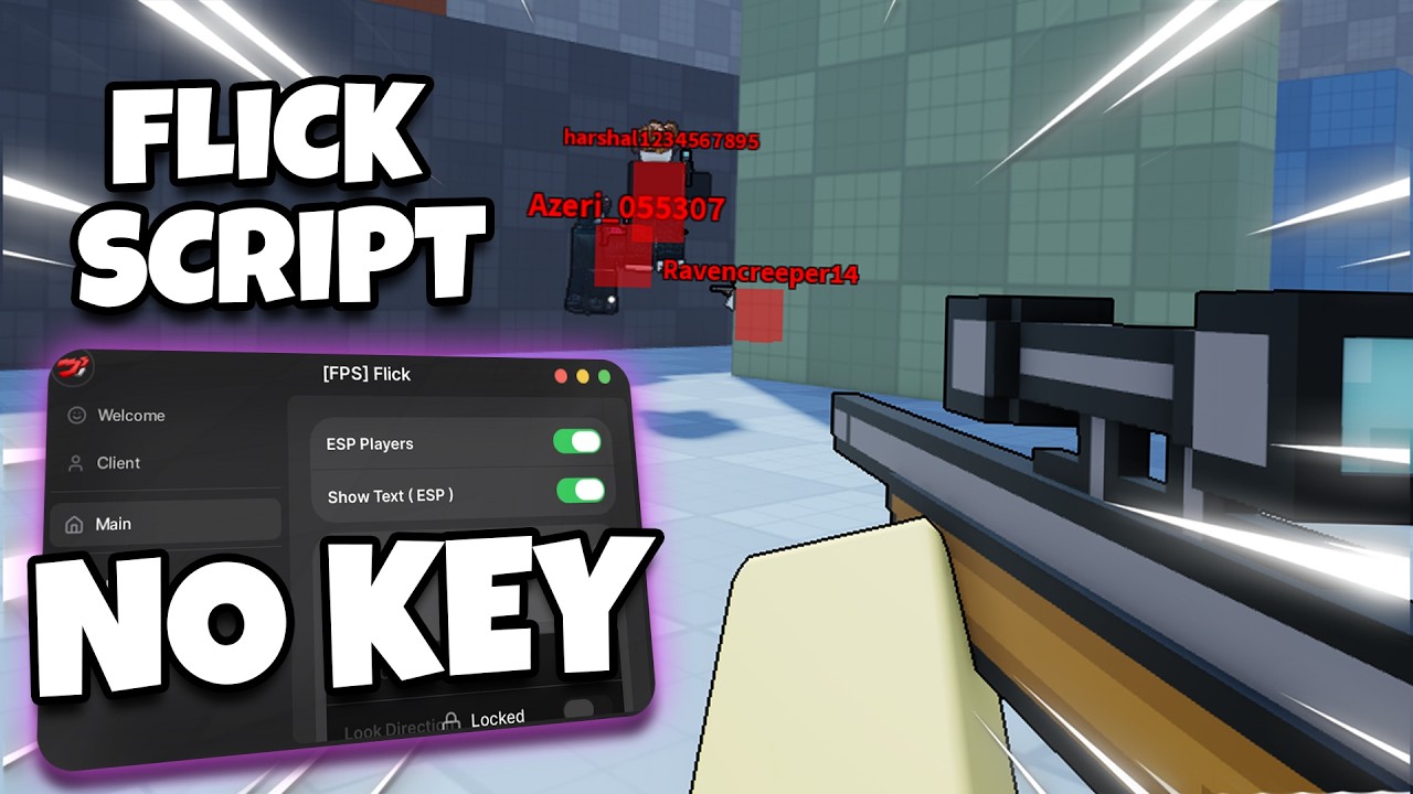 *NEW* Flick Roblox Script Keyless (Silent Aim, Aimbot, ESP) FREE 2026 ...