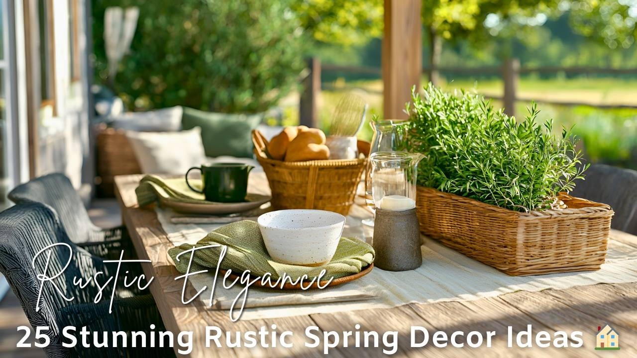 25 Stunning Rustic Spring Decor Ideas for a Timelessly Elegant Home ...