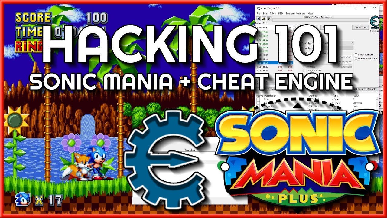 Hacking Sonic Mania 101 - Using Cheat Engine and Finding Values 